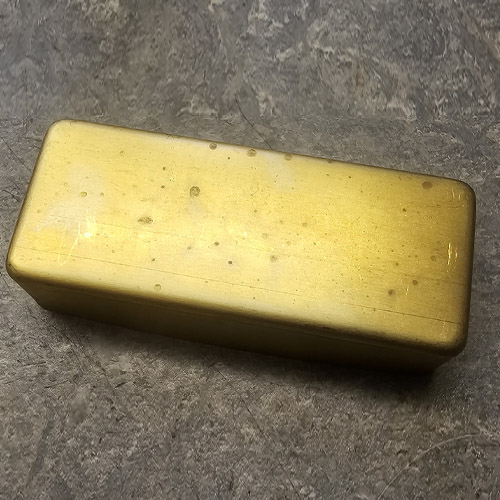 Unplated Brass Humbucker Cover